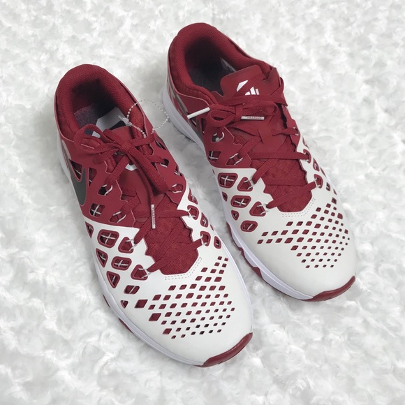 NEW Nike Oklahoma Sooners Speed 4 Amp Sneaker Red - Picture 4 of 8